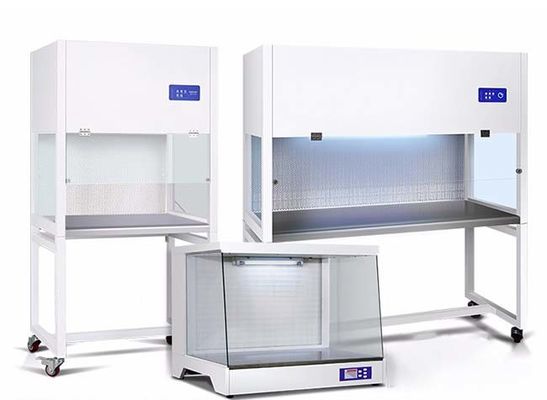 Cabinet vertical d'écoulement laminaire de flux d'air du laboratoire 0.5kw double de lampe UV laminaire de Cabinet